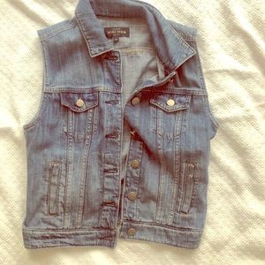 J.Crew indigo denim vest